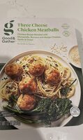 Three Cheese Chicken Meatballs