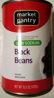 Low sodium black beans