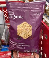 Black bean quinoa multigrain tortilla chips