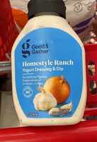 Homestyle ranch yogurt dressing & dip
