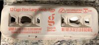 12 Cage-Free Large Fresh Grade A Eggs