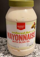 Reduced fat mayonnaise with olive oil