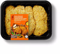 Breaded chicken breasts