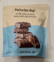 Milk chocolate sea salt caramels