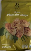 Sweet plantain chips