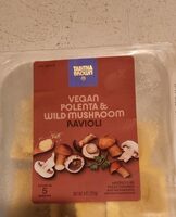 Vegan Polenta and Wild Mushroom Ravioli