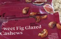 Sweet fig glazed cashews