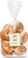 Plain mini bagels