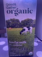 Lowfat milk 1% milkfat
