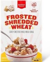 Frosted shredded wheat breakfast cereal