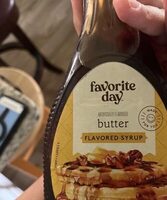 Butter flavored syrup