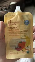 Organic Apple, Banana, Raspberry & Yogurt