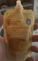 Organic Banana, Carrot & Mango