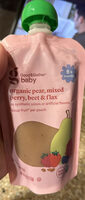 Organic Pear, Mixed Berry, Beet & Flax