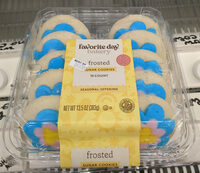 Frosted sugar cookies