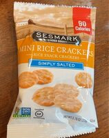 Mini Rice Crackers Simply Salted