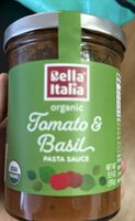 Organic tomato & basil pasta sauce