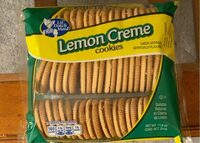 Lemon crème cookies