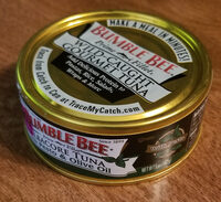 Bumble bee, prime fillet, albacore tuna with pesto & olive oil