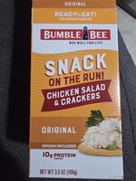 Snack on the Run! Chicken Salad & Crackers
