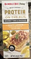 Zesty Lemon Tuna & Crackers