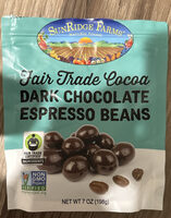 Fair Trade Cocoa Dark Chocolate Espresso Beans