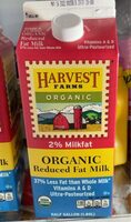 2% Milkfat Organic reduced fat milk