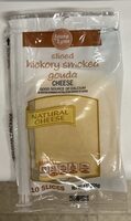 Sliced hickory smoked Gouda