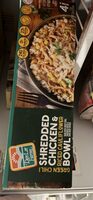 Shredded Chicken & Riced Cauliflower Bowl Green Chili