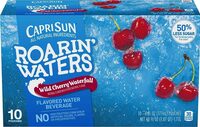 Roarin waters wild cherry juice drink pouches