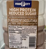 High Protein Reduced Sugar Chocolate Milk