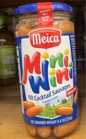 Mini wini cocktail sausages
