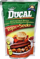 Refried red beans pouch