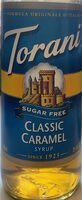 Sugarfree classic caramel syrup with splenda