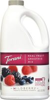 Real fruit smoothie mix wildberry