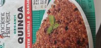 Organic quinoa with lentils & garlic, lentils & garlic