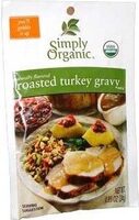 Simply organic roasted turkey flavored gravy mix