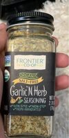 Garlic 'N Herb Seasoning, Salt-Free, Organic