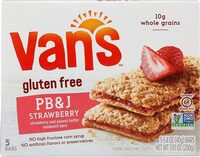 Vans pbj gluten free sandwich bars