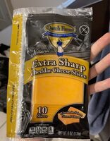 Extra Sharp cheddar cheese slices