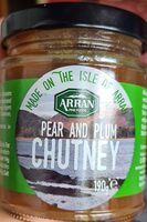Pear and plum chutney