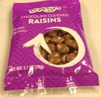 Chocolate covered raisins