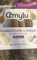 Roasted garlic & Asiago chicken sausage