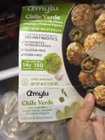 Chile Verde Chicken Meatballs