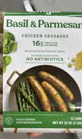Chicken basil parmesan sausage