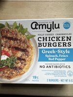 Chicken Burgers Spinach & Feta