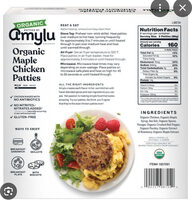 Organic Maple Chicken Patties
