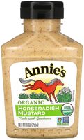 Organic horseradish mustard