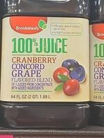 Cranberry Concord grape juice