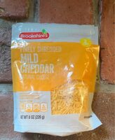 Finely shredded mild cheddar cheese